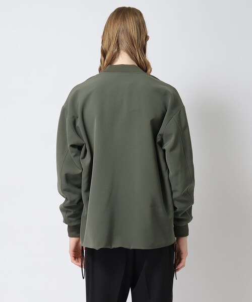 tk.TAKEO KIKUCHI（ティーケータケオキクチ）の「◆オーバーサイズリブブルゾン（ブルゾン・メンズ・ブラック/モスグリーン/ブラック系3・02/03）」の8枚目の写真