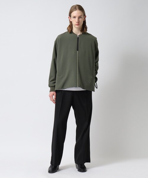 tk.TAKEO KIKUCHI（ティーケータケオキクチ）の「◆オーバーサイズリブブルゾン（ブルゾン・メンズ・ブラック/モスグリーン/ブラック系3・02/03）」の10枚目の写真