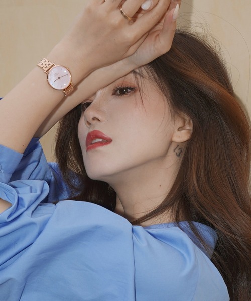 Daniel Wellington(ダニエルウェリントン)の「Petite Lumine 5-Link Melrose MOP(アナログ腕時計・レディース・ピンク/ホワイト・28mm)」の17枚目の写真