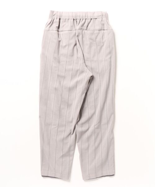 ATTACHMENT(アタッチメント)の「からみ織り イージートラウザーズ / STRIPE LENO CLOTH EASY TROUSERS(その他パンツ・メンズ・ブラック/グレー・1/2/3)」の3枚目の写真