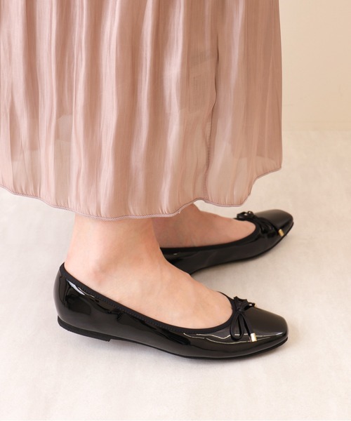 片足100g】超軽量スクエアトゥバレエシューズ（バレエシューズ