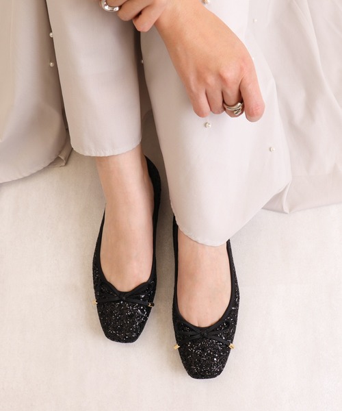 片足100g】超軽量スクエアトゥバレエシューズ（バレエシューズ