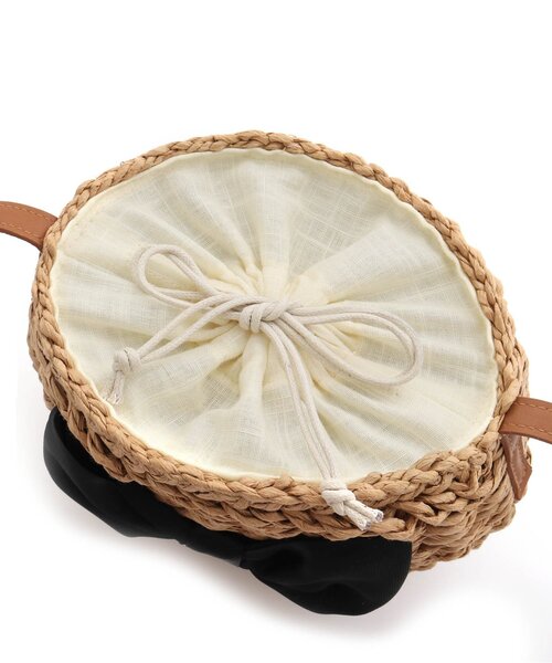 Seraph（セラフ）の「リボン付きかごショルダーバッグ（ショルダーバッグ・キッズ・ブラウン/ベージュ・FREE）」の11枚目の写真