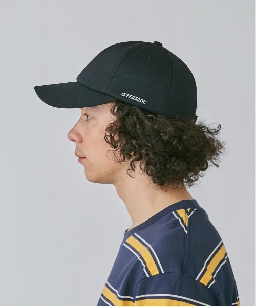 OVERRIDE（オーバーライド）の「OVERRIDE  INTERLOCK 6P CAP（キャップ・メンズ・ブラック/ネイビー/ブラウン/グレー/レッド・57~59cm）」の8枚目の写真
