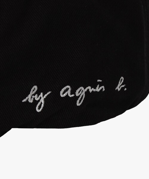To b. by agnes b.（トゥービーバイアニエスベー）の「ロゴ刺繍 キャップ（キャップ・レディース・ブラック・FREE）」の5枚目の写真