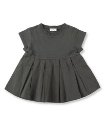 【WEB限定】裾布帛タック入り半袖Tシャツ