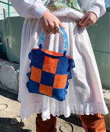 Casselini(キャセリーニ)スクエアクロシェハンドバッグ