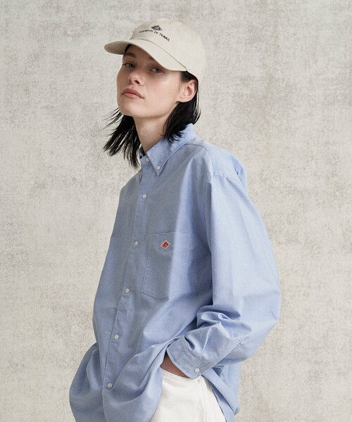 DANTON（ダントン）の「CHINO CLOTH 6PANEL CAP〈VETEMENTS DE TRAVAIL〉（キャップ・レディース・グリーン/チャコール/ベージュ/アイボリー/ネイビー/ブラック/ワイン・F）」の15枚目の写真