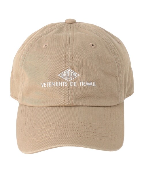 DANTON（ダントン）の「CHINO CLOTH 6PANEL CAP〈VETEMENTS DE TRAVAIL〉（キャップ・レディース・グリーン/チャコール/ベージュ/アイボリー/ネイビー/ブラック/ワイン・F）」の12枚目の写真