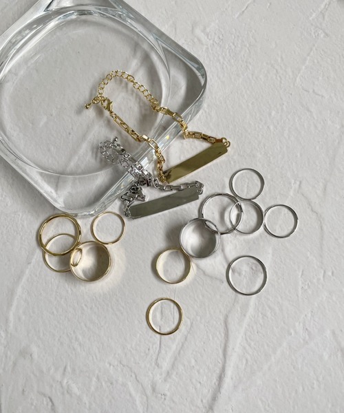 thank U more(サンキューモア)の「リング×ブレスレットセット / ring bracelet set(リング・レディース・ゴールド/シルバー・FREE)」の14枚目の写真