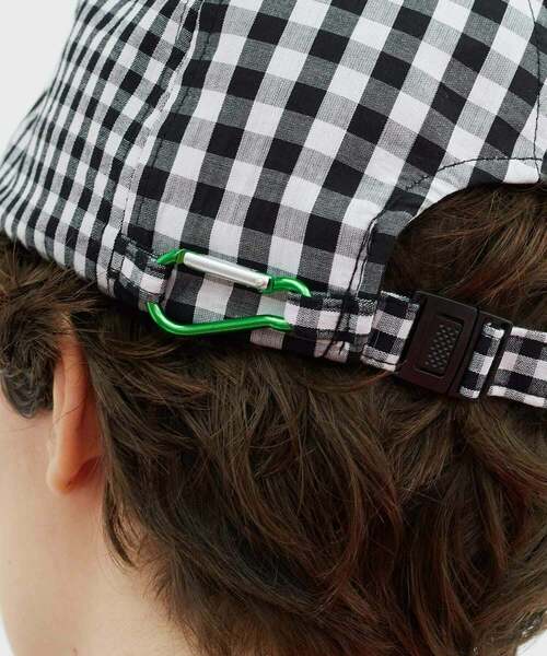 FRAPBOIS(フラボア)の「カラビナキャップ(キャップ・レディース・チェック/ブラック系その他・FREE)」の6枚目の写真