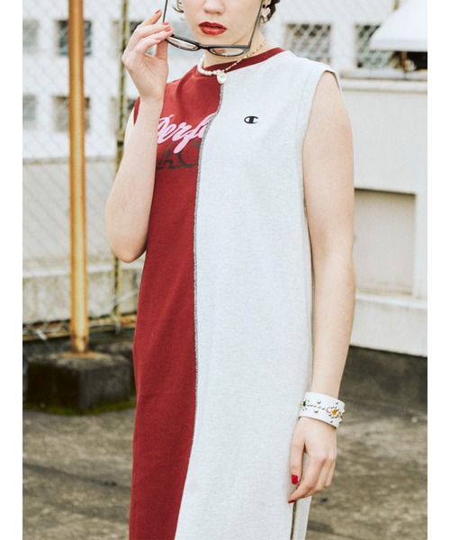 jouetie（ジュエティ）の「championリメイクワンピース【コラボ】（ワンピース・レディース・ブラック/パープル/グリーン/ボルドー・MEDIUM）」の9枚目の写真