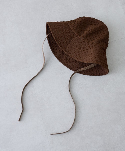 COLONY 2139(コロニートゥーワンスリーナイン)の「ポコポコ2WAYハット(ハット・レディース・ブラウン/アイボリー/ブラック・FREE)」の9枚目の写真