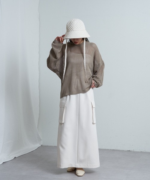 COLONY 2139(コロニートゥーワンスリーナイン)の「ポコポコ2WAYハット(ハット・レディース・ブラウン/アイボリー/ブラック・FREE)」の18枚目の写真