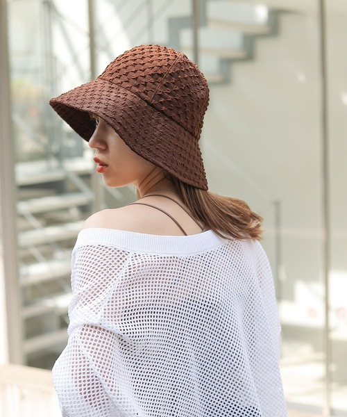 COLONY 2139(コロニートゥーワンスリーナイン)の「ポコポコ2WAYハット(ハット・レディース・ブラウン/アイボリー/ブラック・FREE)」の21枚目の写真