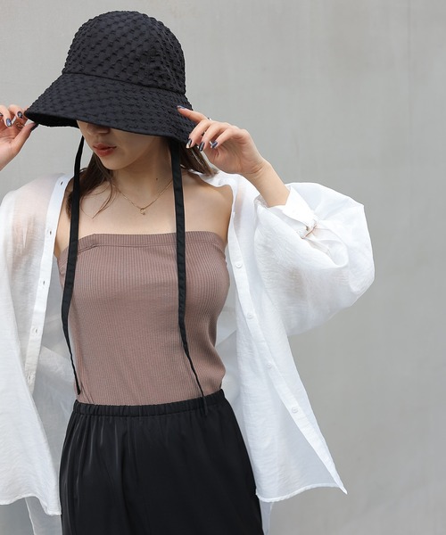 COLONY 2139(コロニートゥーワンスリーナイン)の「ポコポコ2WAYハット(ハット・レディース・ブラウン/アイボリー/ブラック・FREE)」の8枚目の写真