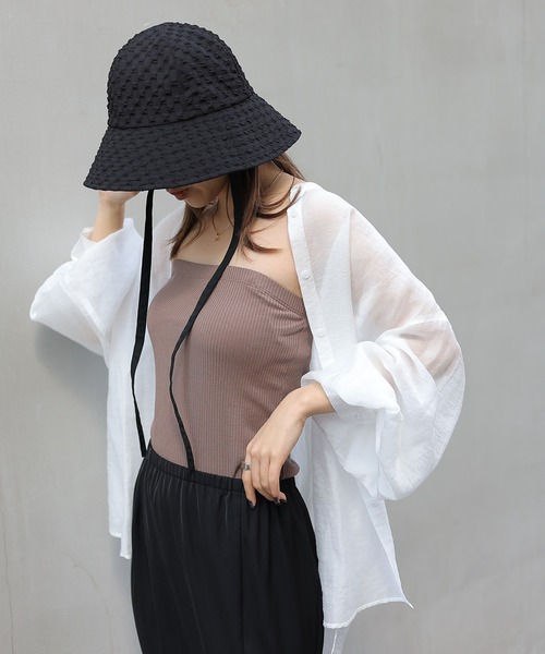 COLONY 2139(コロニートゥーワンスリーナイン)の「ポコポコ2WAYハット(ハット・レディース・ブラウン/アイボリー/ブラック・FREE)」の20枚目の写真