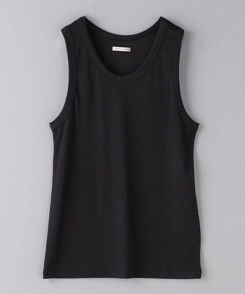 UNITED ARROWS（ユナイテッドアローズ）の「【WEB限定】テレコ タンクトップ（タンクトップ・メンズ・ブラック/ホワイト・S/M/L/XL）」の2枚目の写真