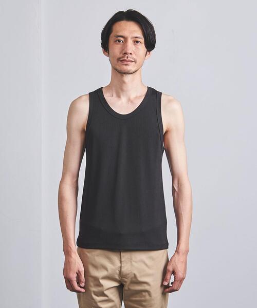 UNITED ARROWS（ユナイテッドアローズ）の「【WEB限定】テレコ タンクトップ（タンクトップ・メンズ・ブラック/ホワイト・S/M/L/XL）」の3枚目の写真