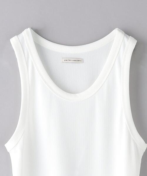 UNITED ARROWS（ユナイテッドアローズ）の「【WEB限定】テレコ タンクトップ（タンクトップ・メンズ・ブラック/ホワイト・S/M/L/XL）」の14枚目の写真