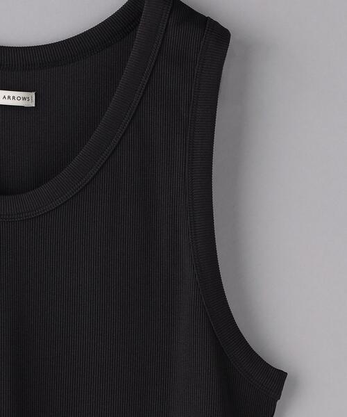 UNITED ARROWS（ユナイテッドアローズ）の「【WEB限定】テレコ タンクトップ（タンクトップ・メンズ・ブラック/ホワイト・S/M/L/XL）」の6枚目の写真