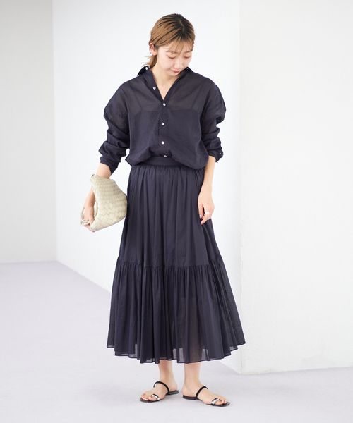 plage（プラージュ）の「RA/CO Sheer スカート（スカート）」 - WEAR