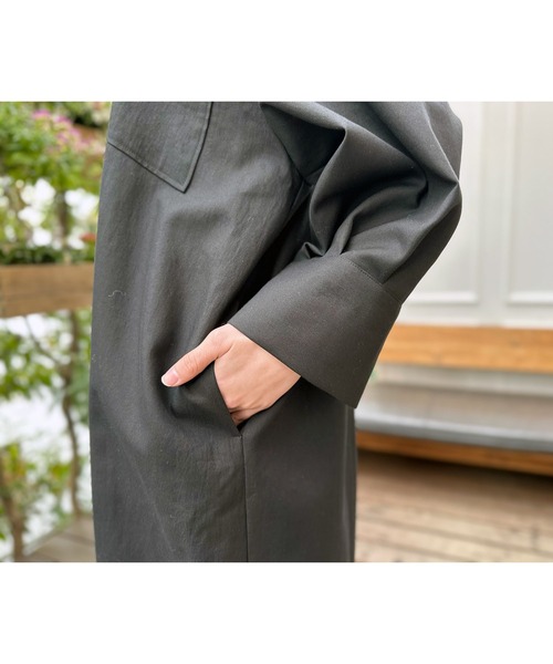 【セール】ツイルシャツワンピース（シャツワンピース）｜AVIE（アビィ）