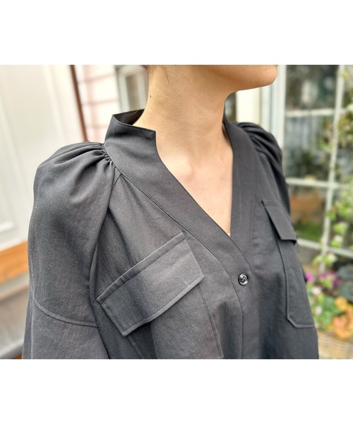 【セール】ツイルシャツワンピース（シャツワンピース）｜AVIE（アビィ）