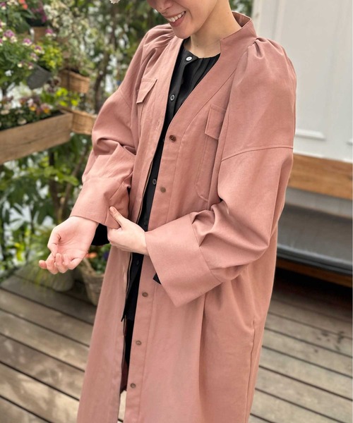 【セール】ツイルシャツワンピース（シャツワンピース）｜AVIE（アビィ）