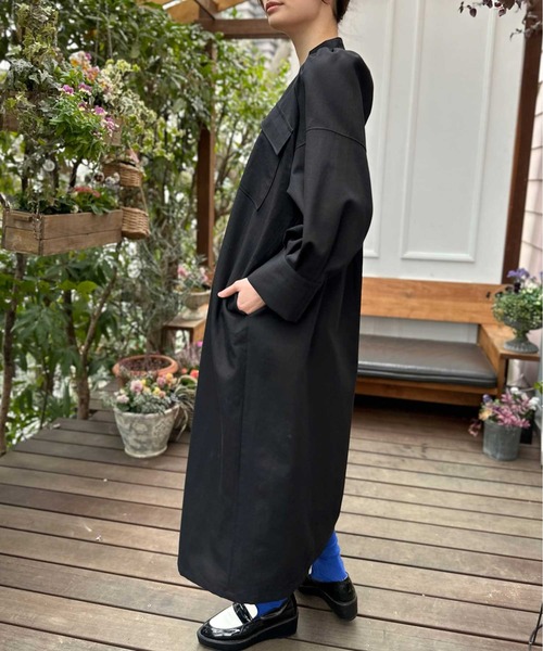 【セール】ツイルシャツワンピース（シャツワンピース）｜AVIE（アビィ）