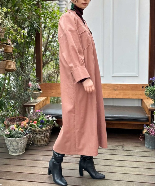 【セール】ツイルシャツワンピース（シャツワンピース）｜AVIE（アビィ）