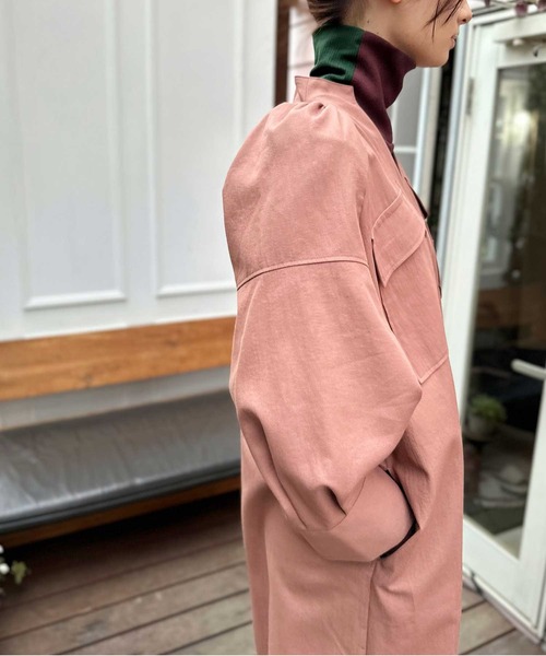 【セール】ツイルシャツワンピース（シャツワンピース）｜AVIE（アビィ）