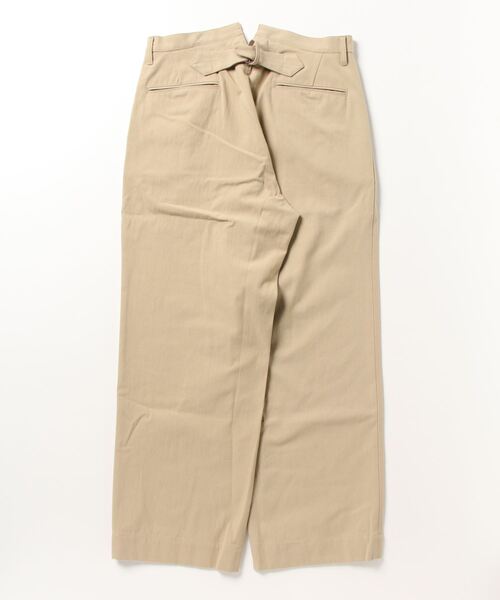 URU（ウル）の「URU/ウル/COTTON CHINO PANTS（チノパンツ・メンズ・ネイビー/ベージュ・2）」の3枚目の写真