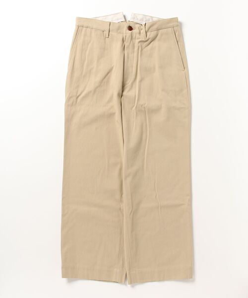 URU（ウル）の「URU/ウル/COTTON CHINO PANTS（チノパンツ・メンズ・ネイビー/ベージュ・2）」の5枚目の写真