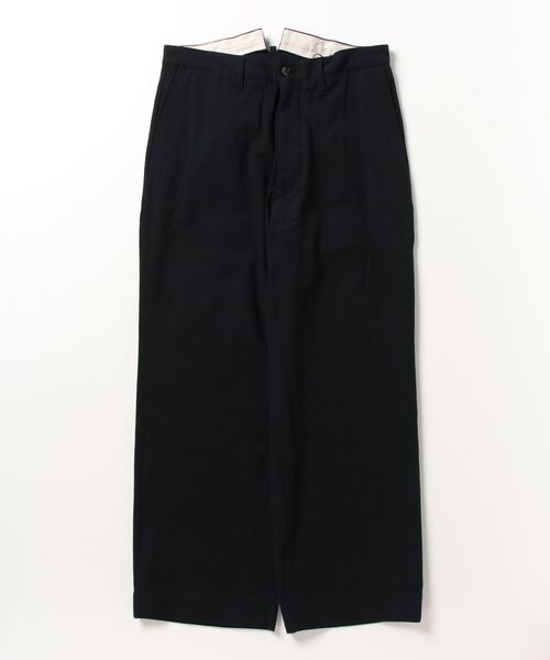 URU（ウル）の「URU/ウル/COTTON CHINO PANTS（チノパンツ・メンズ・ネイビー/ベージュ・2）」の4枚目の写真