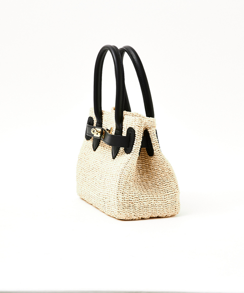 COTTO（コトゥー）の「【COTTO/コトゥー】レザーコンビ かごバッグ（トートバッグ・レディース・ブラウン/ブラック・フリー）」の14枚目の写真