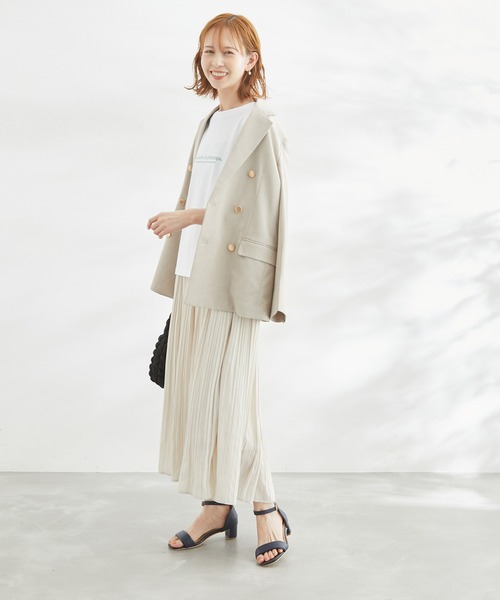 ROPE' PICNIC（ロペピクニック）の「RENU/Logo＆PhotoTシャツ（Tシャツ/カットソー・レディース・ホワイト系その他2/ブラック/ホワイト/ホワイト系その他・38）」の9枚目の写真