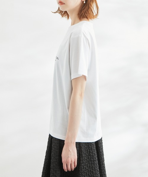 ROPE' PICNIC（ロペピクニック）の「RENU/Logo＆PhotoTシャツ（Tシャツ/カットソー・レディース・ホワイト系その他2/ブラック/ホワイト/ホワイト系その他・38）」の10枚目の写真