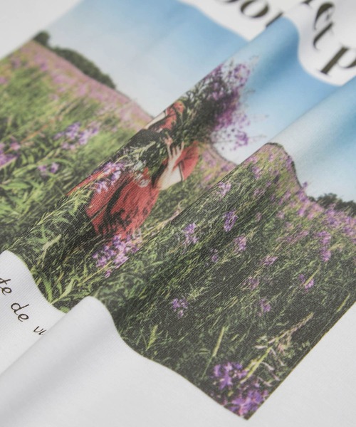 ROPE' PICNIC（ロペピクニック）の「RENU/Logo＆PhotoTシャツ（Tシャツ/カットソー・レディース・ホワイト系その他2/ブラック/ホワイト/ホワイト系その他・38）」の21枚目の写真