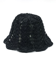 POU DOU DOU | スカラップチューリップ透かし編みハット(ハット)
