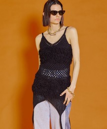 Loop Fringe Camisole Tunic/ループフリンジキャミチュニック【MAISON SPECIAL/メゾンスペシャル】