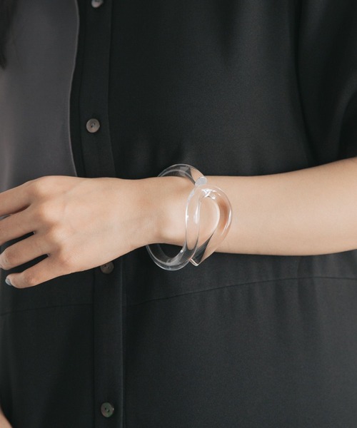 HARE（ハレ）の「デザインクリアバングル(HARE)（バングル/リストバンド・レディース・クリア・FREE）」の3枚目の写真
