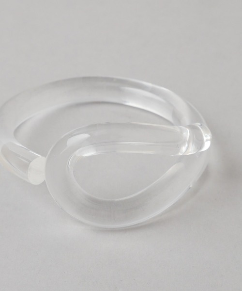 HARE（ハレ）の「デザインクリアバングル(HARE)（バングル/リストバンド・レディース・クリア・FREE）」の2枚目の写真