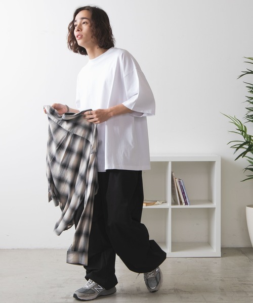 WEGO（ウィゴー）の「WEGO/ヘビーウエイトBIG半袖T（Tシャツ/カットソー・メンズ・グレー/ホワイト/ブラック・MEDIUM/LARGE）」の20枚目の写真