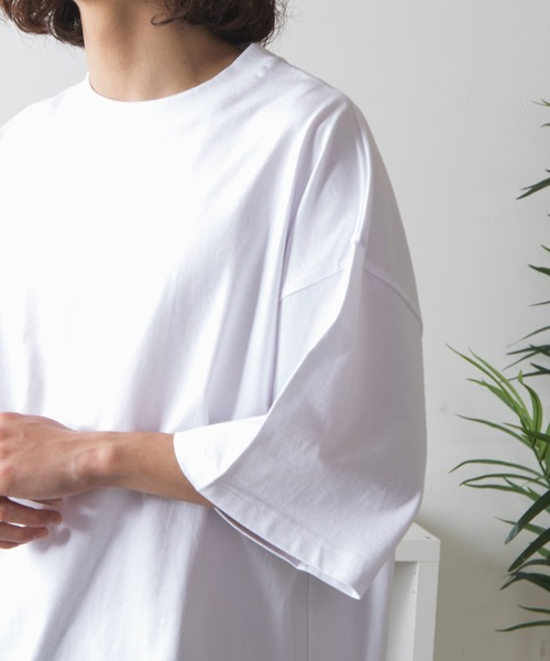 WEGO（ウィゴー）の「WEGO/ヘビーウエイトBIG半袖T（Tシャツ/カットソー・メンズ・グレー/ホワイト/ブラック・MEDIUM/LARGE）」の10枚目の写真