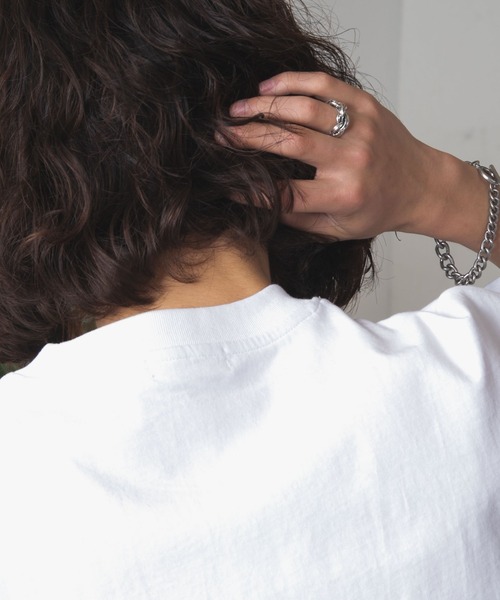 WEGO（ウィゴー）の「WEGO/ヘビーウエイトBIG半袖T（Tシャツ/カットソー・メンズ・グレー/ホワイト/ブラック・MEDIUM/LARGE）」の13枚目の写真