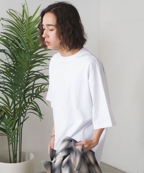 WEGO（ウィゴー）の「WEGO/ヘビーウエイトBIG半袖T（Tシャツ/カットソー・メンズ・グレー/ホワイト/ブラック・MEDIUM/LARGE）」の18枚目の写真