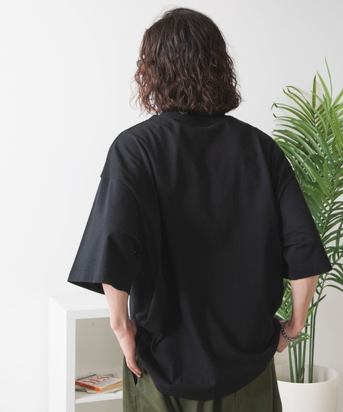 WEGO（ウィゴー）の「WEGO/ヘビーウエイトBIG半袖T（Tシャツ/カットソー・メンズ・グレー/ホワイト/ブラック・MEDIUM/LARGE）」の8枚目の写真