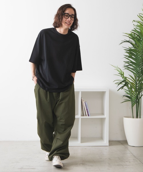 WEGO（ウィゴー）の「WEGO/ヘビーウエイトBIG半袖T（Tシャツ/カットソー・メンズ・グレー/ホワイト/ブラック・MEDIUM/LARGE）」の5枚目の写真