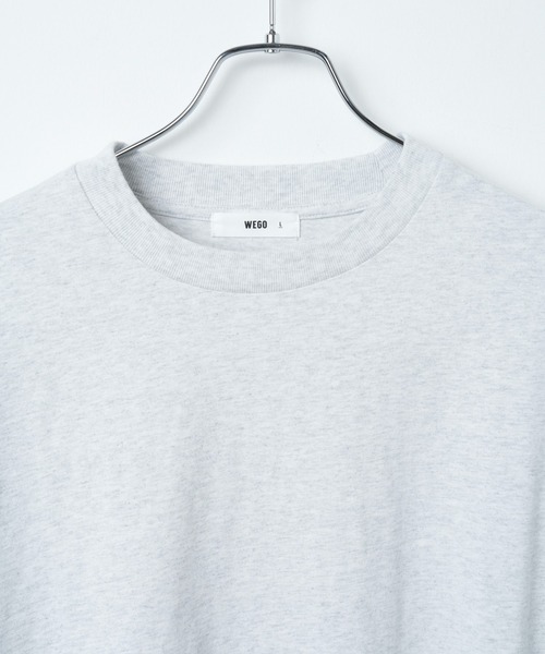 WEGO（ウィゴー）の「WEGO/ヘビーウエイトBIG半袖T（Tシャツ/カットソー・メンズ・グレー/ホワイト/ブラック・MEDIUM/LARGE）」の9枚目の写真